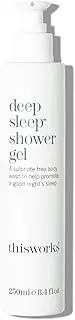 This Works Deep Sleep Shower Gel, 250 ml - Soothing Shower Gel with Essential Oils of Lavender, Chamomile and Vetivert - Sleep-Promoting Sulphate Free Shower Gel for Men and Women
