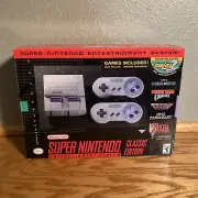 Authentic SNES Super Nintendo Classic Mini Super Entertainment System 21 Games