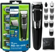 Norelco Philips Multigroomer All-In-One Trimmer Series 3000, 13 Piece Mens Groom