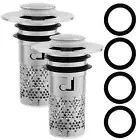 Bathroom Sink Stopper Pop Up Sink Drain Strainer with Filter Basket Hair