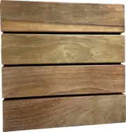 Brazilian Cherry Advantage Deck Tile® 12 x 12 - Smooth