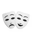 Anonymous double face Patch Embroidery Iron on Sew on Patch For Clothes 8X5cm