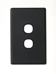 Lucci Power Gravity 2 Gang Plate Only in Matte Black