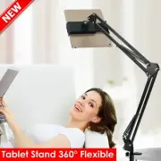 360° Adjustable Flexible Long Arm Tablet Stand Lazy Bed Phone Holder Desk Mount