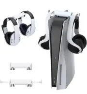 PS5 headset stand, PS5 Headphone Hook, Retractable Gaming Headsets Hanger for...