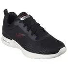 Mens Skechers Skech-Air Dynamight - Bliton Black/Red Sneaker Shoes