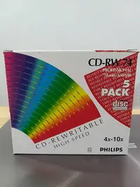 在飛比找Yahoo!奇摩拍賣優惠-《莫莫購物》可重複 燒錄片 PHILIPS 飛利浦 CD-R