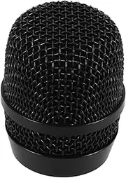 JEWEDECO Metal Mic Head Mesh Grill Replacement for Microphones Durable Mesh Microphone Grill Head Secure Fit for Enhanced Functionality and Versatility Performances