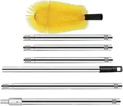 Fisssure Gutter Hose Extension Wand | Flexible Brush Head Gutter Cleaner - Safe Long Lasting Gutter Cleaning Tool for Home Maintenance High Pressure Waterflow