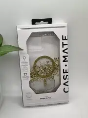 Case-Mate Apple iPhone 15 Plus Case - White/Gold Karat Marble - NEW