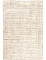 [Miss Amara] Reema Jute and Wool Textured Rug in Ivory/Cream
