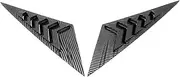 Compatible for Hyundai Elantra CN7 2020 2021 ABS Chrome Car Rear Side Window Louver Vent Cover Trim Shutter Panel Car Styling Accessories(Carbon Fiber)