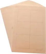 VILLFUL Standard Grid Rice Paper 100 Sheets Chinese Calligraphy Paper for Writing