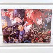 Genshin Impact KAEYA + DILUC (model K2A) 17x11” Poster made of thick paper