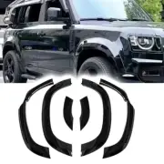 6pcs Gloss Black Wheel Fender Trim Kit Eyebrow fit for LR Defender 110 2020-2025