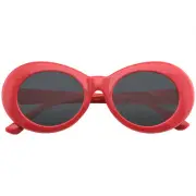 SUNGLASSES Retro Womens Mens Round Oversized Oval Sunglasses Clout Round Shades
