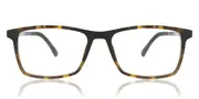 Square Full Rim Plastic Men's Glasses Online Tortoiseshell Size 56 - Lenses Included - Private Health Rebate - Blue Light Block - SmartBuy Collection