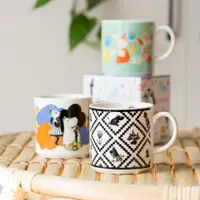 在飛比找ETMall東森購物網優惠-Moomin Lewu姆明陶瓷卡通馬克杯