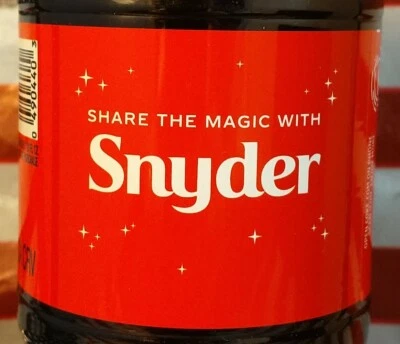 Share A Coke With Snyder 2020 Personalized Coca Cola Bottle