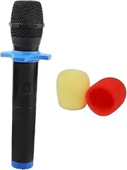 Microphone Handheld Fake Microphones for Birthday Christmas Cosplay Lightweight Safe Props for Encourages Fun Play and Singing