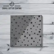 Star Pattern Fondant Debosser - 10cm Square