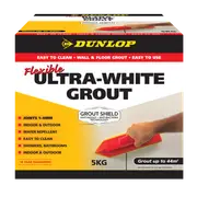Dunlop 5kg Ultra White Flexible Coloured Grout
