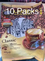 10 Packs Old Town Malaysia Instant White Coffee Oldtown classic ( 150 sachets)