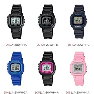 CASIO 手錶 兒童數字錶LA-20WH-1C 全新CASIO公司貨附發票~