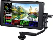 FEELWORLD LUT6 6 Inch Touch Screen Camera Field Monitor Bright 2600nits 4K HDMI Input Output 3D LUT