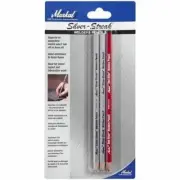 Markal MK22219 Welders Pencil Red-Riter & 2 Pieces Silver Streak