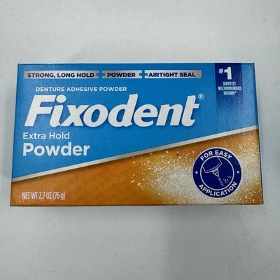 Fixodent Extra Hold Denture Adhesive Powder, 2.7 Ounce Pack of 11