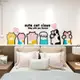 可超取卡通貓咪壓克力壁貼 立體牆貼 卡通貓壁紙 3d壓克力 房間裝飾