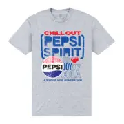 Pepsi Co. The Joy Of Cola Men's T-Shirt - Grey