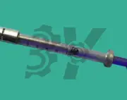 One 1ml Glass Sampler Luer Lock Tip Syringe 1cc Injector Stainless steel