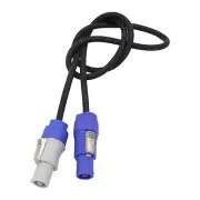 5 Pack For Stage Par Light Powercon Extended Cable Power Plug Male to Female 5ft