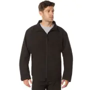 Black Covert Ops Concealed Carry Soft Shell Jacket - Water-Resistant CCW Jacket