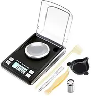 Fuzion Milligram Scale 50/0.001g With 20g Cal Weight - Micro Powder Scale for Medicine, Precision Reloading