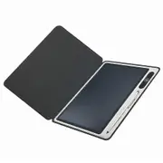 Lcd Handwriting Board, Electronic Notepad With Faux Leather Case TAO black