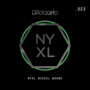 D'Addario NYXL Nickel Wound Electric Guitar Single String, .023