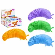 Slug Sensory Toy 4 Pack - Kids Anti Anxiety Stress Relief Bright Colours Fidget