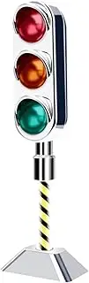 LED Traffic Light Simulation Road Sign Scene for Car Dashboard Decor Style A
