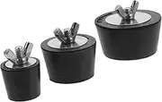 3Pcs Winterizing Pool Plugs Rubber Pool Expansion Plugs for Above Ground Inground Pools Includes Durable Leak Design