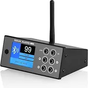 Douk Audio B1FM Bluetooth 5.1 Receiver DAC, HiFi Stereo Music Player with LDAC & aptX HD, Premium FM Radio, Optical & Coaxial Digital Outputs, 2.4” Display & Remote for Home Audio Systems