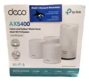 TP-Link Deco AX5400 Wi-Fi 6 Indoor/Outdoor Whole Home Mesh Sys 4 Pk - FREE SHIP