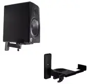 Pair Wall Mount Swivel Brackets For Yamaha NS-333 Bookshelf Speakers