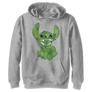 Stitch Four-Leaf Clover Fill Pull Over Hoodie