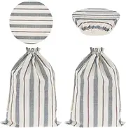 2Pcs Drawstring Bags with Bowl, Cover Linen Bread Bags, Sourdough Bread Bags, Washable bread bags for homemade bread, ‌Reusable Produce Bags for‌ Organizing, Shopping,‌ Storage,‌ ‌Grocery,‌ Dust Cover