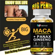 Maca Root Capsules Stamina | Libido | Mood | Energy | For Men & Women 120 Pills