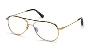 Tom Ford FT5693-B Blue-Light Block 030 Men's Glasses Gold Size 57 - Private Health Rebate - Blue Light Block Available