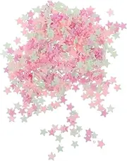 Tofficu 10pcs Pentagram Soft Clay Versatile Craft Material for Nail Charms Bow Charms Sprinkles for DIY Decor Jewelry Making
